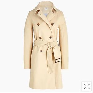 J. Crew Factory Classic trench coat, Sz 10 NWT